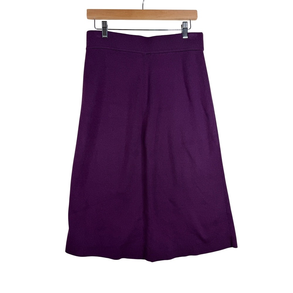 NWT Banana Republic Women's‎ Purple High Waisted Midi Skirt Size Small